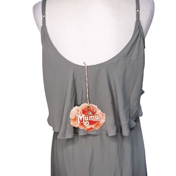 NWT Show Me Your MuMu Caitlin ruffled maxi dress size XXS - Picture 11 of 15